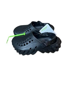 Crocs Echo Clog K Black C12 208190-001 - Picture 1 of 9