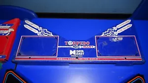 Data East Torpedo Alley Pinbal Machine Playfield Metal Apron Instruction Bowtie - Picture 1 of 2