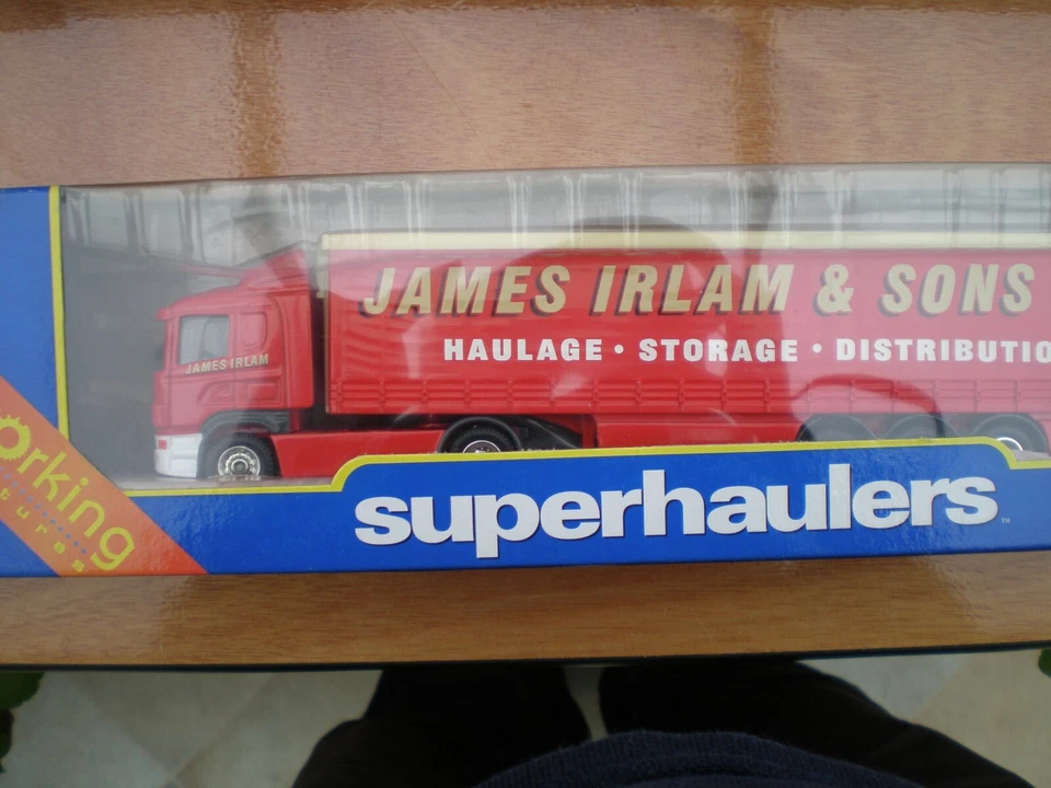 Corgi Classics 59509 Super Haulers Scania Cab & Curtainsider Truck James Irlam - Image 1 of 1