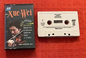 XUE-WEI/PAMELA NICHOLSON - RARE CASSETTE TAPE - VIOLIN VIRTUOSO - Picture 1 of 5