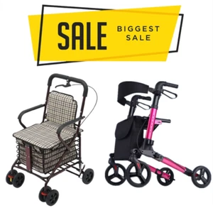 Klappbarer Einkaufswagen-Sitz für ältere Menschen kann vier Räder Trolley - Bild 1 von 15