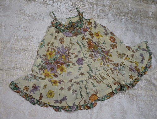 Abito bambino floreale Gucci