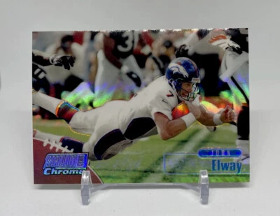 John Elway 1998 Topps Stadium Club Chrome REFRACTOR #SCC1 Denver Broncos HOF A - Image 1 of 2