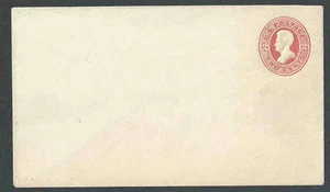 1874 U149 Mint Entire 2c Red On White Die 53 Wmk 6 Size 8 - Picture 1 of 1