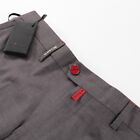 Kiton Nwt Dress Pants Size 35 In Solid Brownish Gray Wool Made In Italy