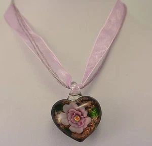 Damen Trachten-Collier mit Herz Glas - Bild 1 von 6