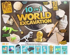 Dig Team World Excavation 10 in 1 STEM learning kit *New-Sealed*. - Picture 1 of 2