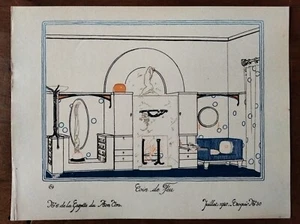 Francis Jourdain COIN DE FEU EO Gazette du Bon Ton 1920 - Picture 1 of 4