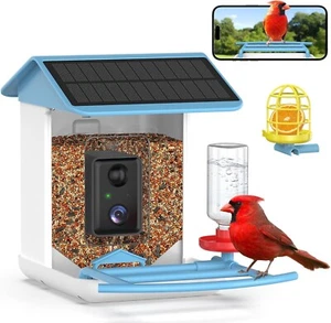 Broaimx Smart Bird Feeder AI Camera with Solar Powered Wireless Design - Picture 1 of 10