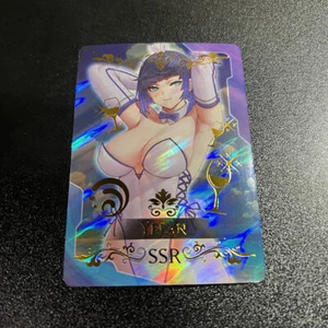 Yelan Swimsuit Card Genshin Impact SSR TCG Doujin Anime Waifu ACG Goddess - Picture 1 of 2