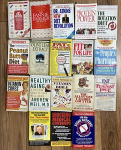 Lot 18 Books - Health & Fitness, Diet & Nutrition, Healthy Living, Self-help - Picture 1 of 5