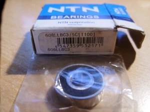 NTN 608LLBC3/5C, 8mm Radial Ball Bearing, Double Sealed, 22mm OD, 7mm Width - Picture 1 of 1