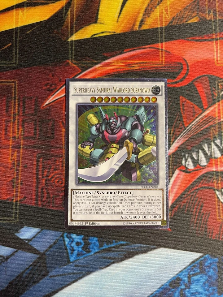 Yu-Gi-Oh! Superheavy Samurai Warlord Susanowo SECE-EN048 *Ultimate | 1stEd | NM* - Image 1 of 1