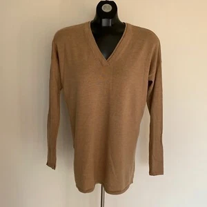 Lord & Taylor Damen Pullover Pulli braun V-Ausschnitt Langarm Größe M - Bild 1 von 7