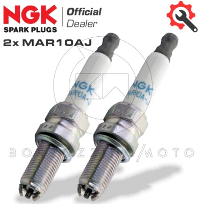 Kit 2 Bougies NGK MAR10A-J MAR10AJ Spécifications Ducati Streetfighter 850 2012 Foto 1 de 2