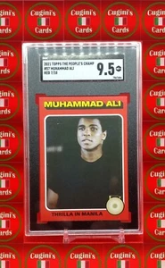 2021 Topps The People's Champ #57 Muhammad Ali Red 7/10 SGC 9.5 🏆 🔥 - Picture 1 of 4