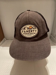 BASEBALL CAP FAHERTY PREMIUM CRAFTED GOODS LOGO PRE OWNED SKU HB-1 - Picture 1 of 6