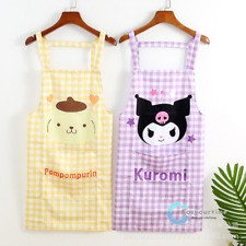 My Melody Kuromi Cinnamoroll Apron Pinafore Kitchen Cleaning Hygiene Home Apron
