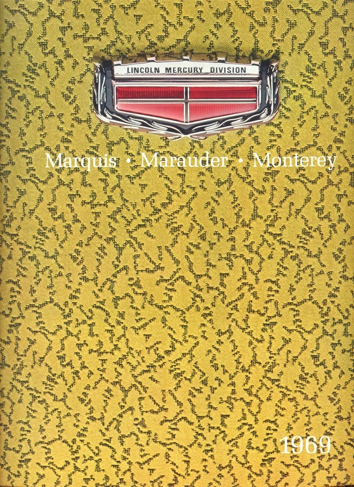 1969 Mercury Marquis Marauder Monterey 32-Page Deluxe Dealer Sales Brochure - Image 1 of 1