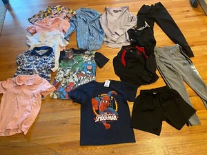 Lot of 14 size 7 boy's clothing MSRP $225 Jordan Carters adidas Disney Zella Etc - Picture 1 of 11
