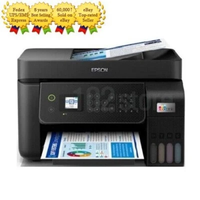 Epson L5290 Ink Tank Wi-Fi All-in-One Printer with ADF 100-240V -Express Trackin - Image 1 of 2
