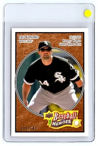 2008 Upper Deck Baseball Heroes Variation 44 Paul Konerko /149 Chicago White Sox - Picture 1 of 2