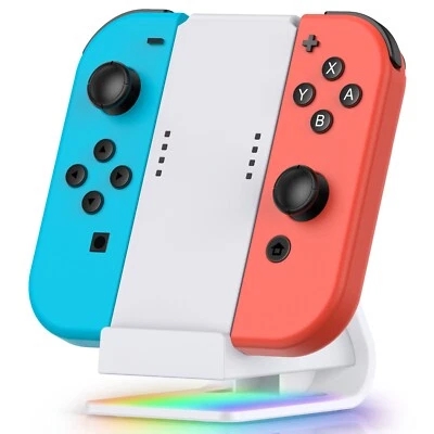 For Nintendo Switch/OLED Joy-Con Controller Charger Dock Station w/Charging Grip - image 1 of 4