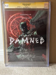 BATMAN DAMNED #1 (DC Comics) | CGC 9.2 SS| Cover B | Jim Lee & Azzarello 1st DC - Picture 1 of 1