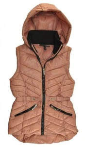 XOXO Big Girls Rose Pink Hooded Puffer Vest Size 8/10 12/14 16 $110 - Picture 1 of 1
