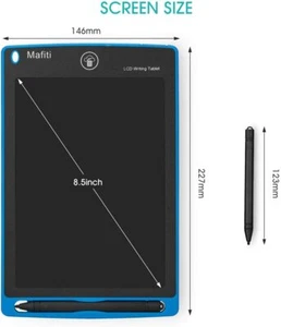 Digital Writing Tablet LCD Drawing Board Graphics For Kids Gift BLUE Electronic - Picture 1 of 7