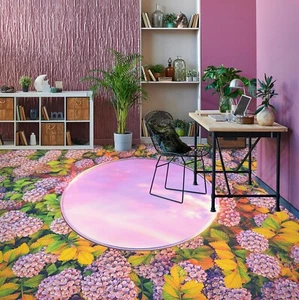 3D Purple Clouds G5789 Floor WallPaper Murals Wall Print Decal AJ Coco 2024 - Picture 1 of 5