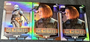 2024 Topps Chrome Star Wars Green /99 The Heiress Bo-Katan Refractor #TH-9 - Picture 1 of 2