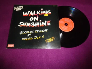 MAXI 12' ROCKERS REVENGE ET DONNIE CALVIN / WALKING ON SUNSHINE / DECCA FRENCH P - Picture 1 of 1