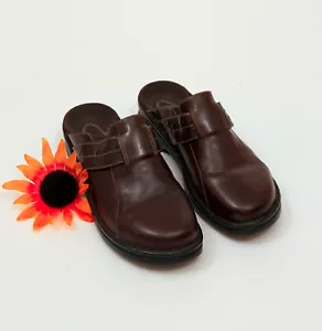 Clarks Damen Pantoletten braun Leder Größe siehe Bilder - Bild 1 von 8