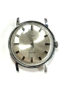 Vintage Timex Electric Uhr 9417 4070 Silber Zifferblatt - Bild 1 von 12