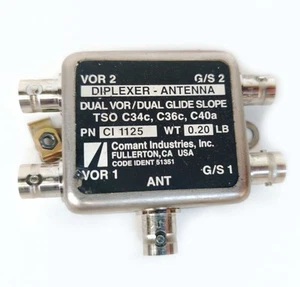 Comant CI-1125 Coupler Diplexer Dual VOR/GS Glideslope - Picture 1 of 2