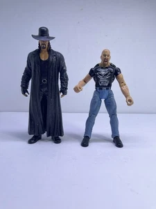 WWE 'Undertaker' Unmatched Fury 2007 y 1999 Stone Cold Jakks Pacific 2 luchadores - Imagen 1 de 9