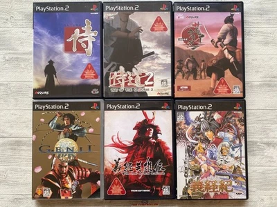 SONY PS2 Way of the Samurai 1 2 & Western & Genji & Yoshitsune Ki & Eiyuden set - Image 1 of 4