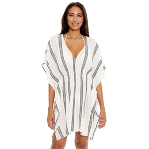 TÚNICA TEJIDA BECCA RADIANCE Traje de baño Encubrimiento Blanco mediano/grande - Imagen 1 de 6