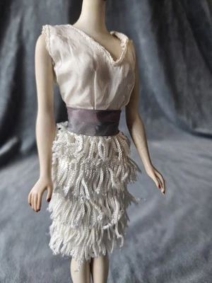1960s Uneeda Miss Suzette Doin The Twist 11.5" Barbie Clone Fringe Doll Dress - Image 1 of 4