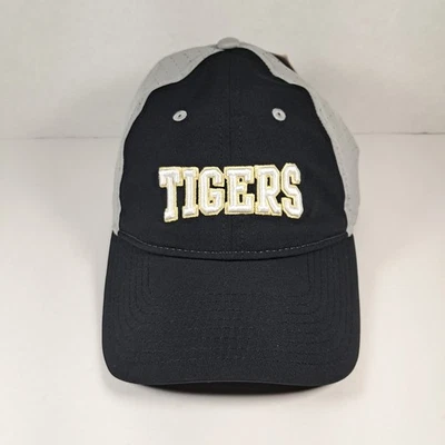 Gorra de béisbol The Game Tigers talla única ajustable negra/gris logotipo en relieve nueva con etiquetas Foto 1 de 4