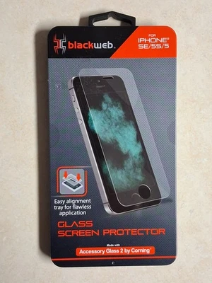 Blackweb iPhone SE / 5S / 5 - Glass Screen Protector (NEW) - Image 1 of 2