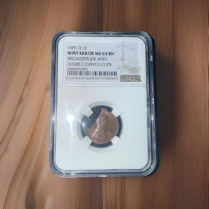 1981-D Mint Error MS64 BN - Picture 1 of 1