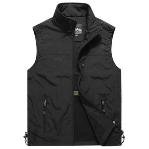 Mens Vest Waistcoat Utility Photographer Fishing Vest Sports Workwear Fisherman - Picture 1 of 16