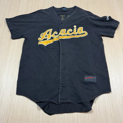Vintage 90s Acacia Academy Baseball Jersey T Shirt Stitched Large Chicago - Image 1 of 4