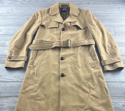 Vintage Pendleton Womens 100% Pure Virgin Wool Overcoat Size 40 Belted - Image 1 of 4