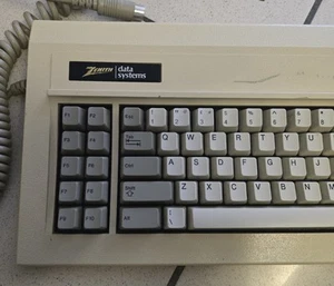 Zenith Data Systems 100-1886-2 Mechnical Vintage Computing Keyboard Qwerty - Bild 1 von 11