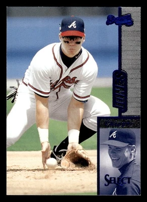 1997 SELECT CHIPPER JONES 63 MINT BASEBALL ATLANTA BRAVES - Image 1 of 2