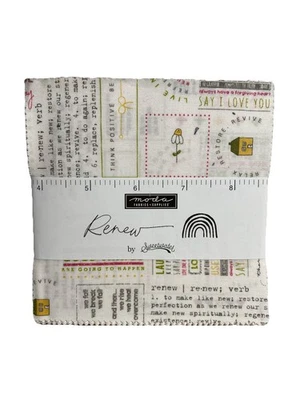 MODA Renew by Sweetwater Charm Pack 5" Squares NEW - Image 1 of 2