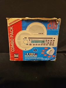  Marine Audio Dual MXCP51 200W CD Player AM/FM Receiver w/6.5" Speakers pair - Picture 1 of 12